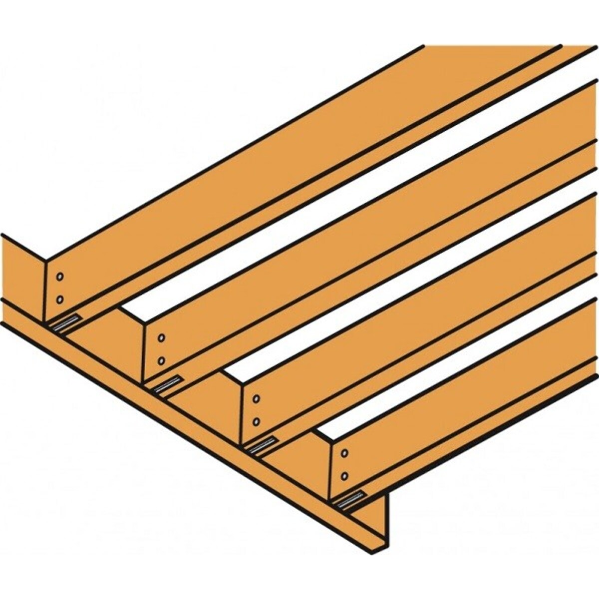 Étrier en âme intérieure SIMPSON - A80xB230xC130 - ép.2 mm - ETNM230/130/2