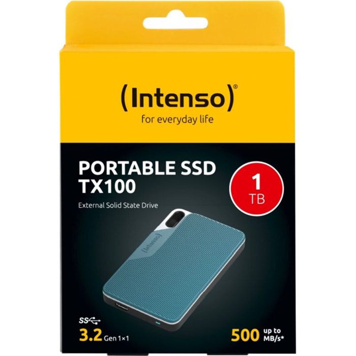 Disque dur SSD externe INTENSO 1to TX100