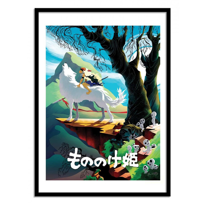 Art-Poster - Princess Mononoke - Joshua Budich - 50 x 70 cm