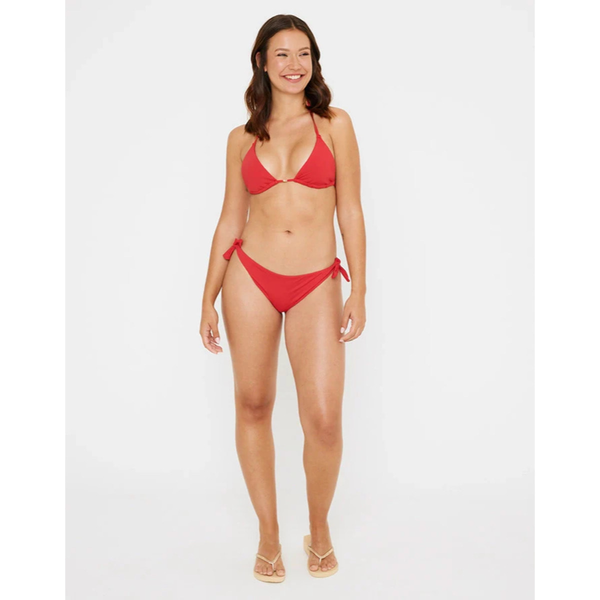 Top Bikini Triángulo Rojo - Madi