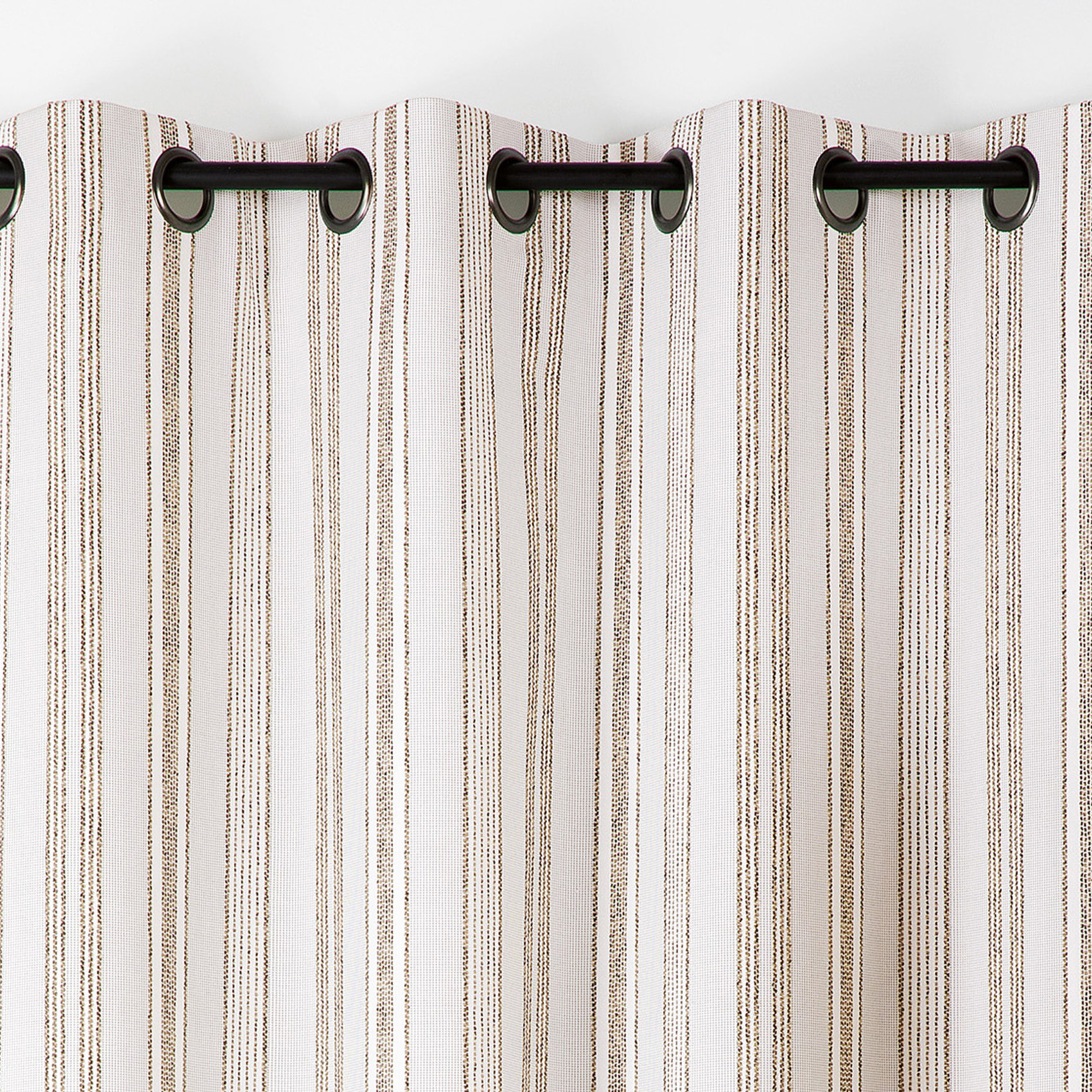 Rideau extérieur déperlant rayé - Vert