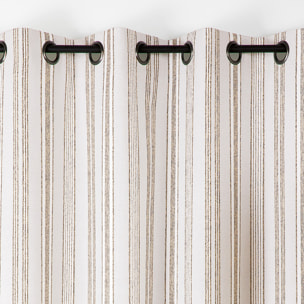 Rideau extérieur déperlant rayé - Vert