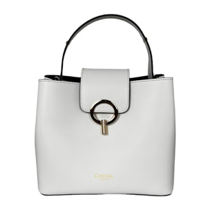 Bolso de mano Cheval Firenze Giulia Blanco