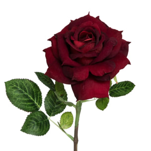 Tige de rose artificielle H83cm