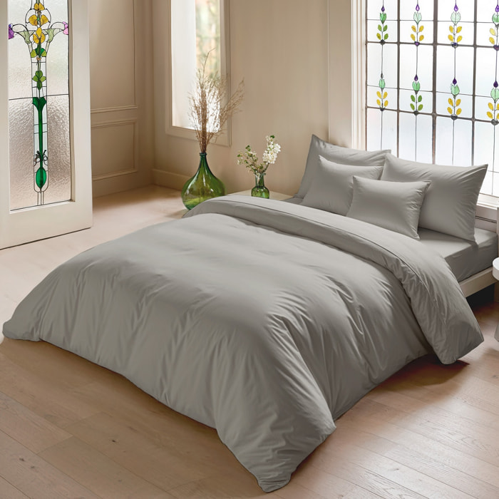 Housse de couette sakura taupe