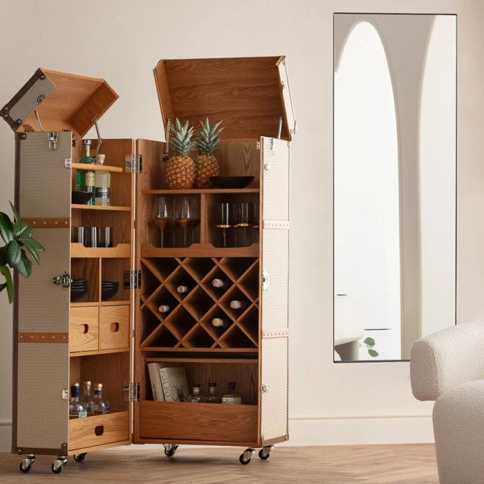 Miroir Starlet 180x60cm noir Kare Design