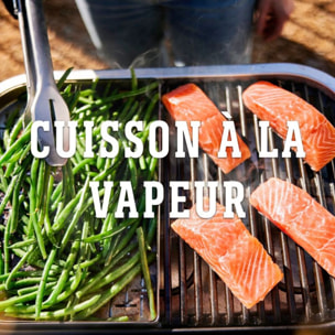 Barbecue électrique WEBER Lumin Compact Black à poser, 43x28 cm