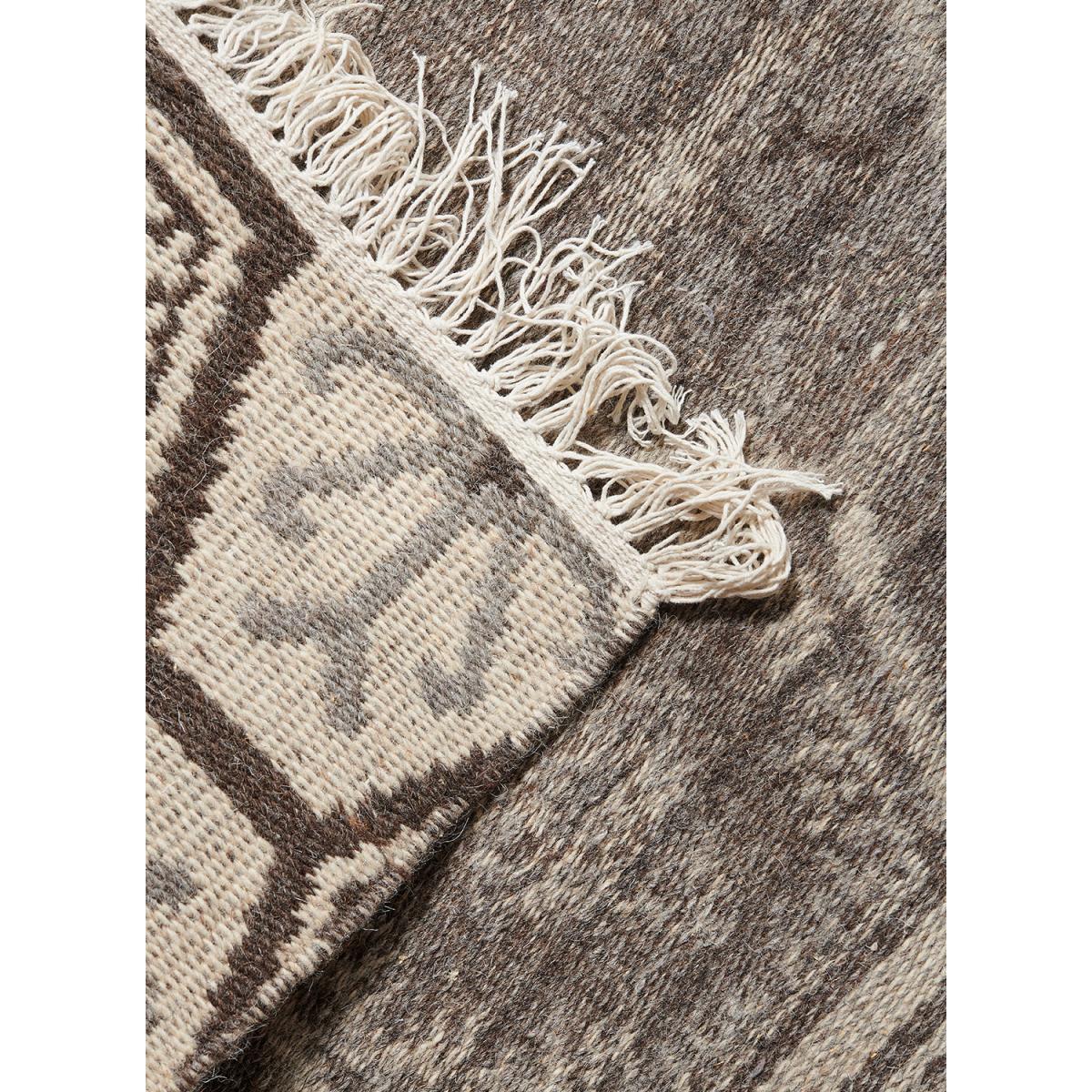 Tapis kilim reversible fait à la main en laine JOPA