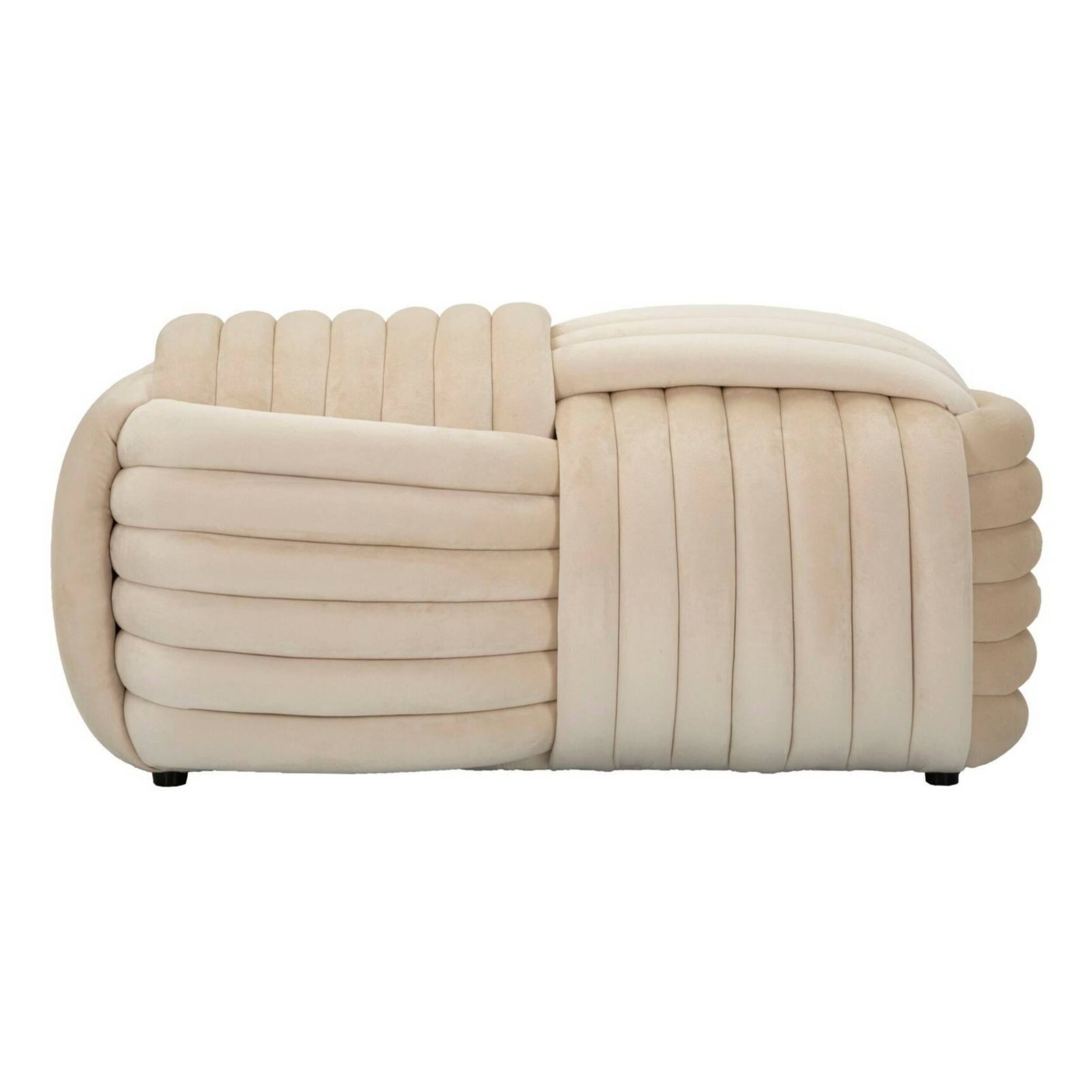 Panca Calcea, Panchina multiuso, Seduta per ospiti, Cassapanca multifunzione, 90x45 h45 cm, Crema