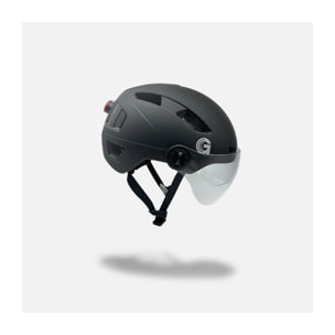 Casque LED avec visière – Casque taille M avec éclairage intégré et protection renforcée