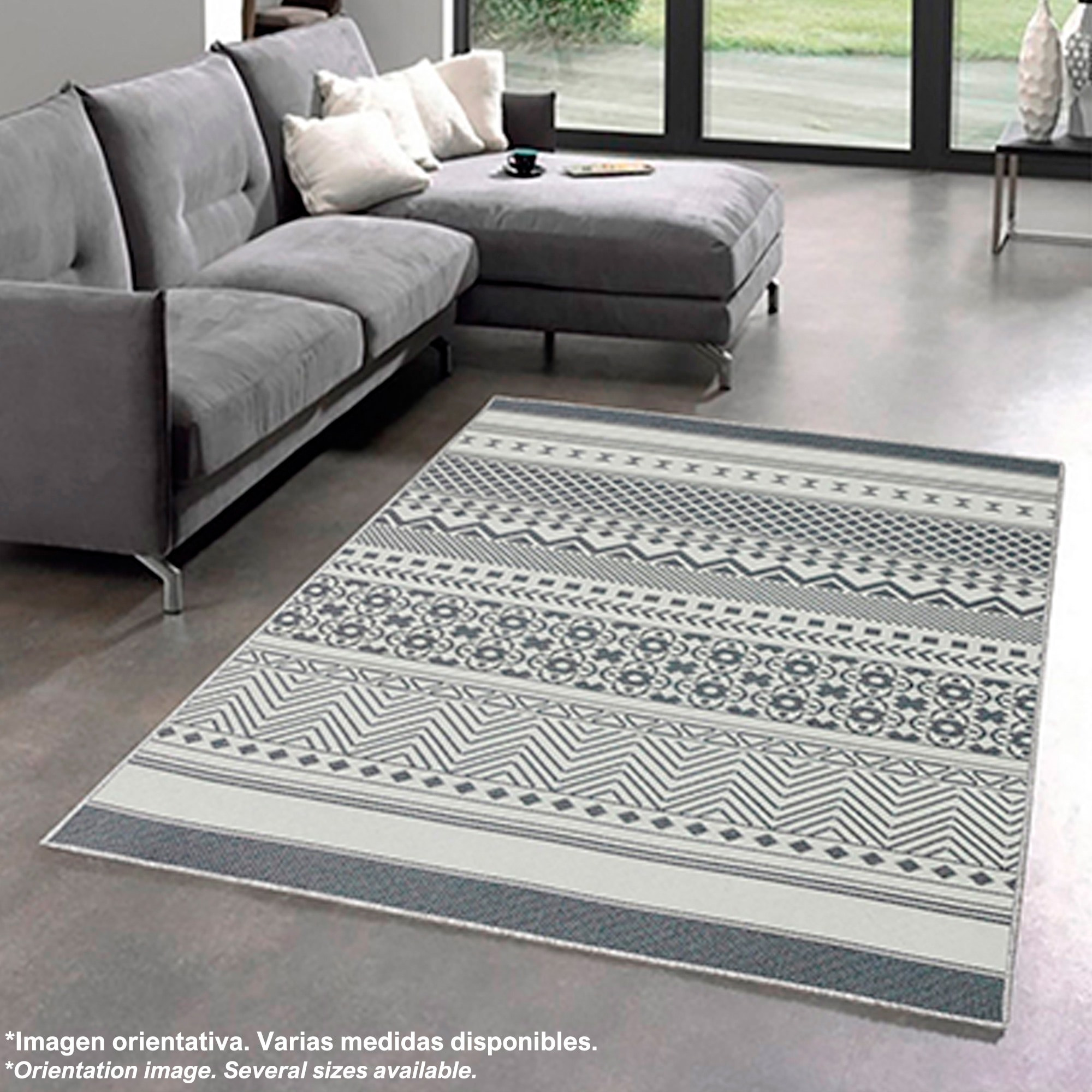 Alfombra de Poliester estampada 80 x 150cm