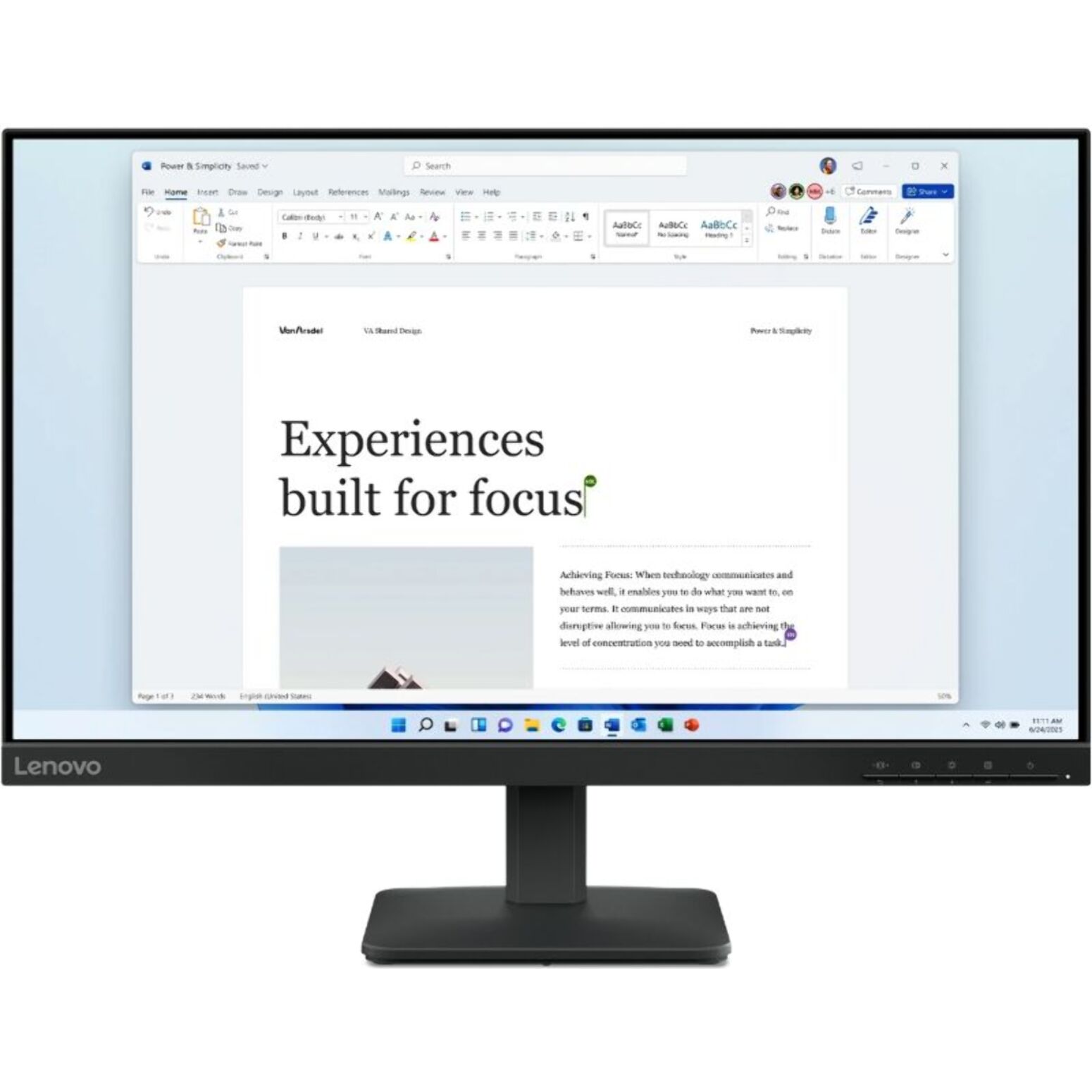 Ecran PC LENOVO L24-4e 24'' IPS