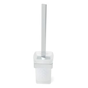 Simply S Brosse WC, chrome/verre dépoli (SATDSIMS37)