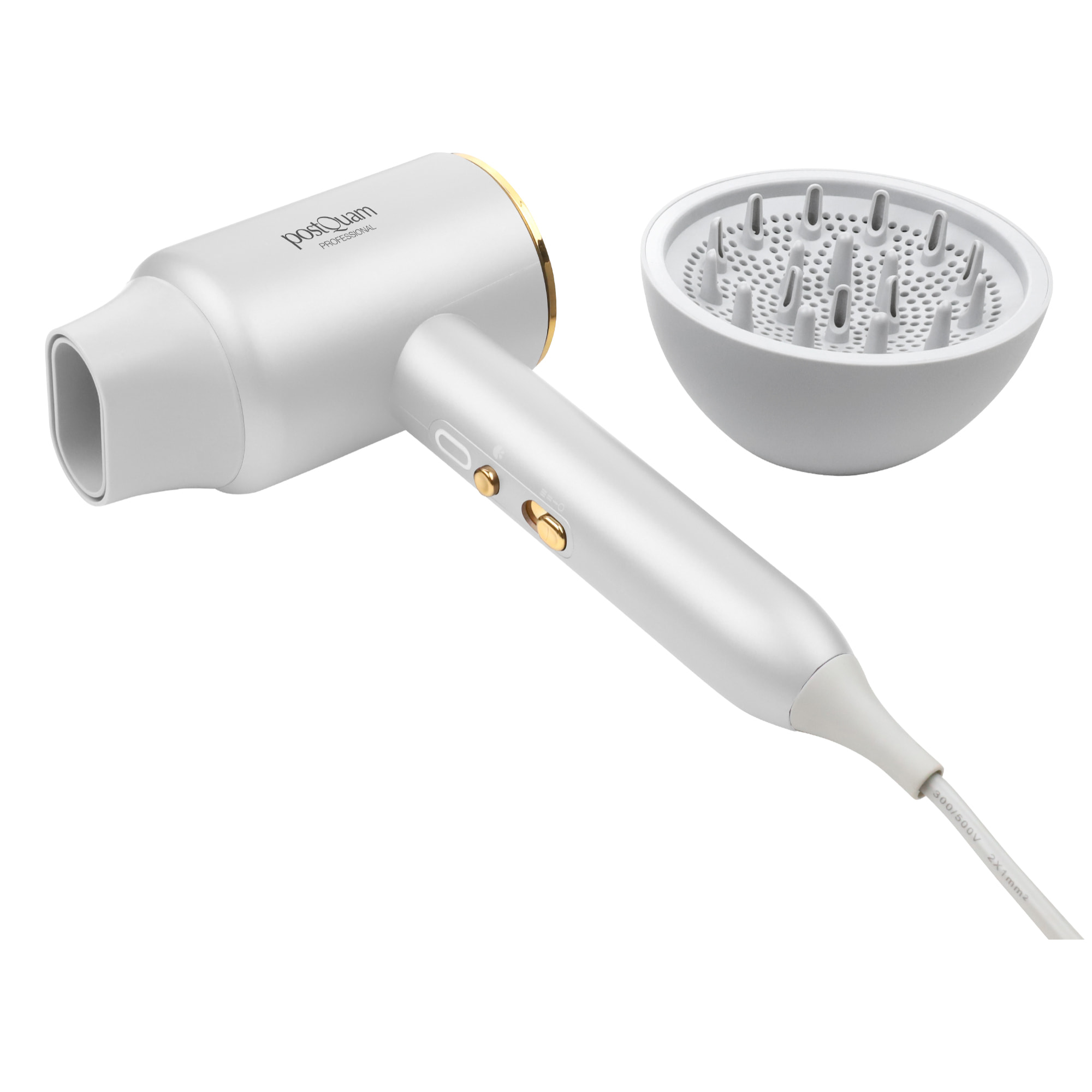 Secador de pelo Veloce Ionic Blue - blanco - 1600 W