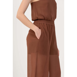 Kocca - Pantaloni ampi see-through Donna
