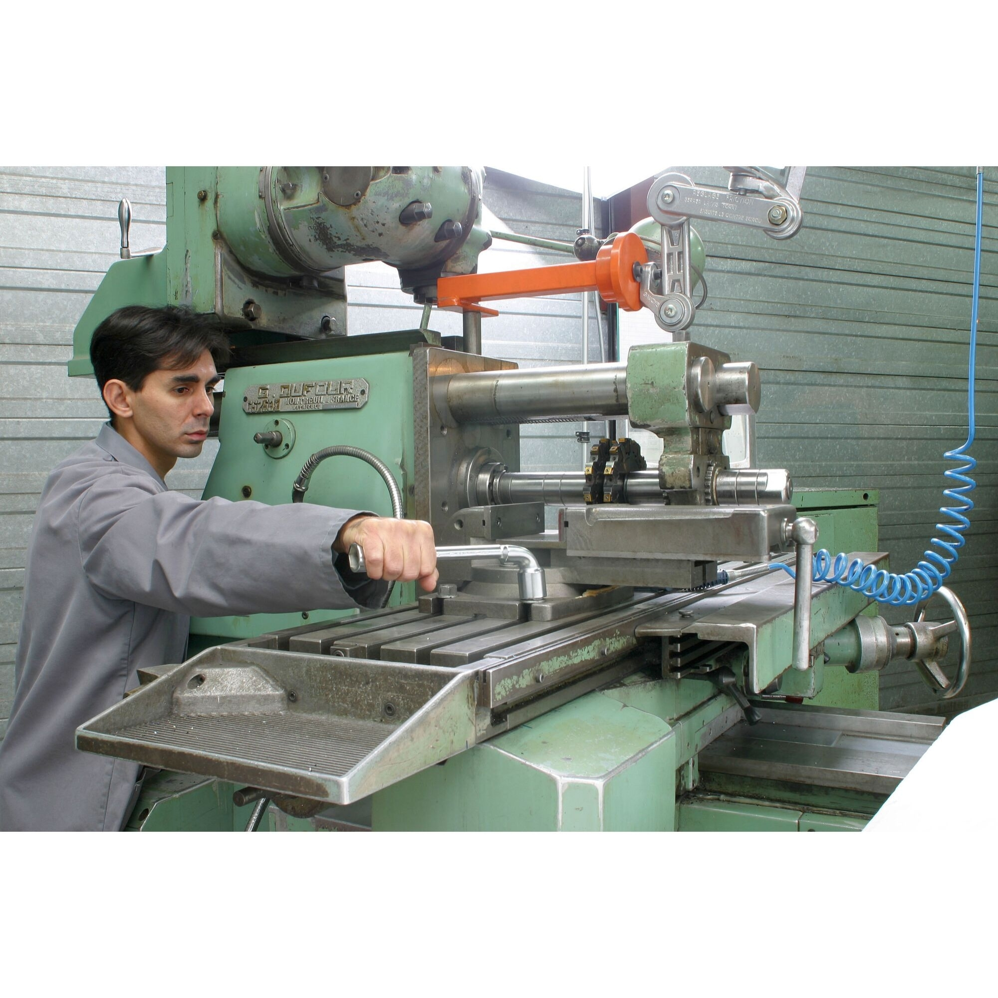 FACOM Clé à Pipe Débouchée 9 mm - 75.9 - Forgée 6 x 6 Pans