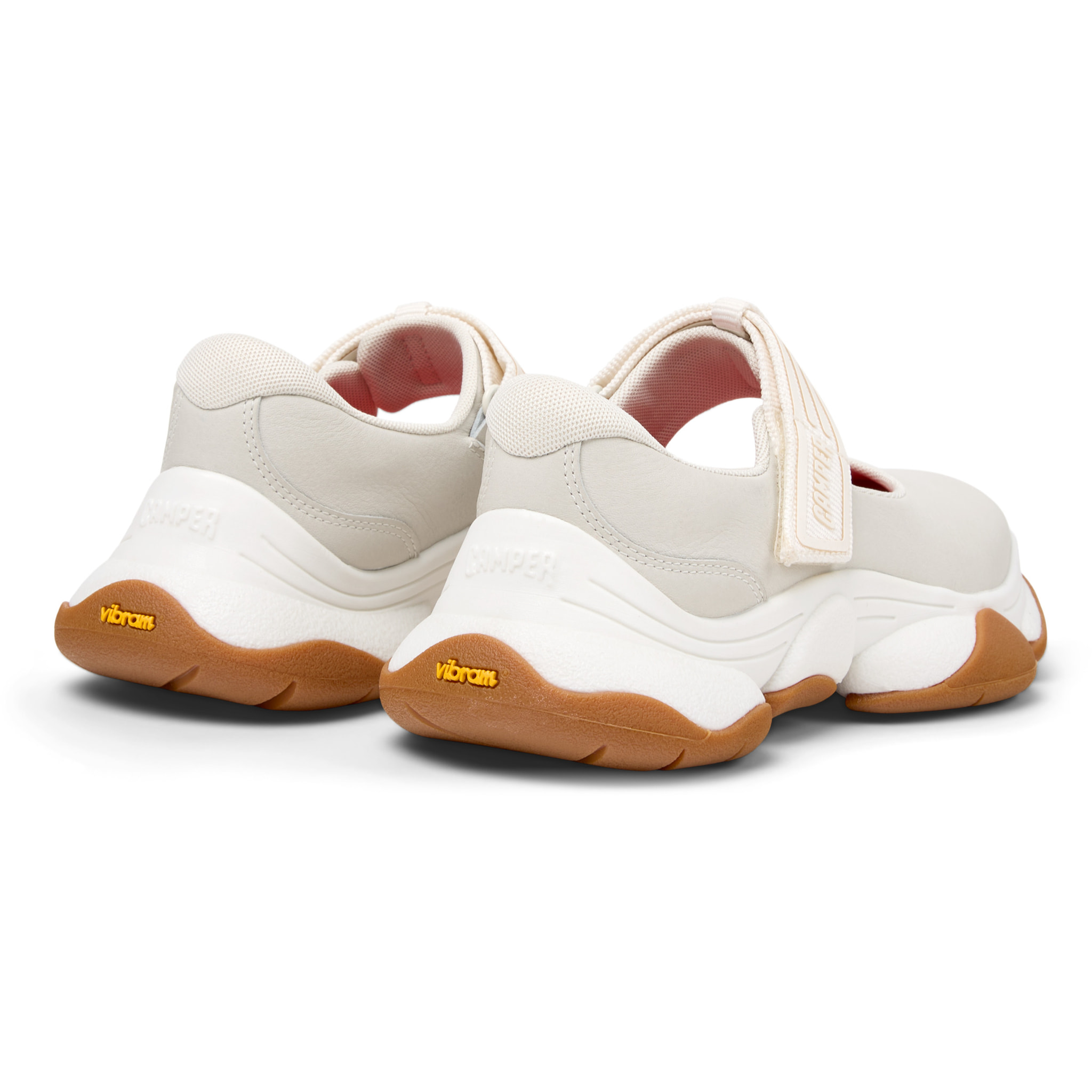 Bailarinas - CAMPER Karst 2 - Blanco - Cuero liso