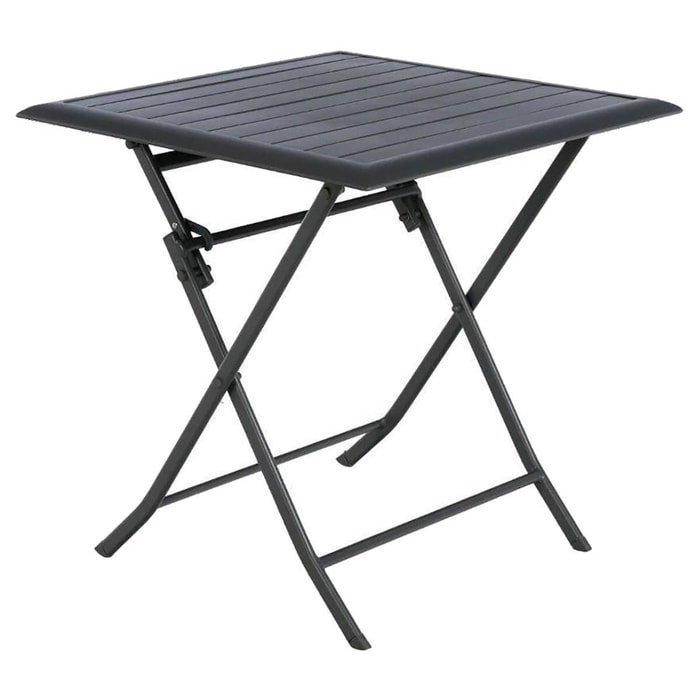 Mesa "azua" plegable aluminio grafito