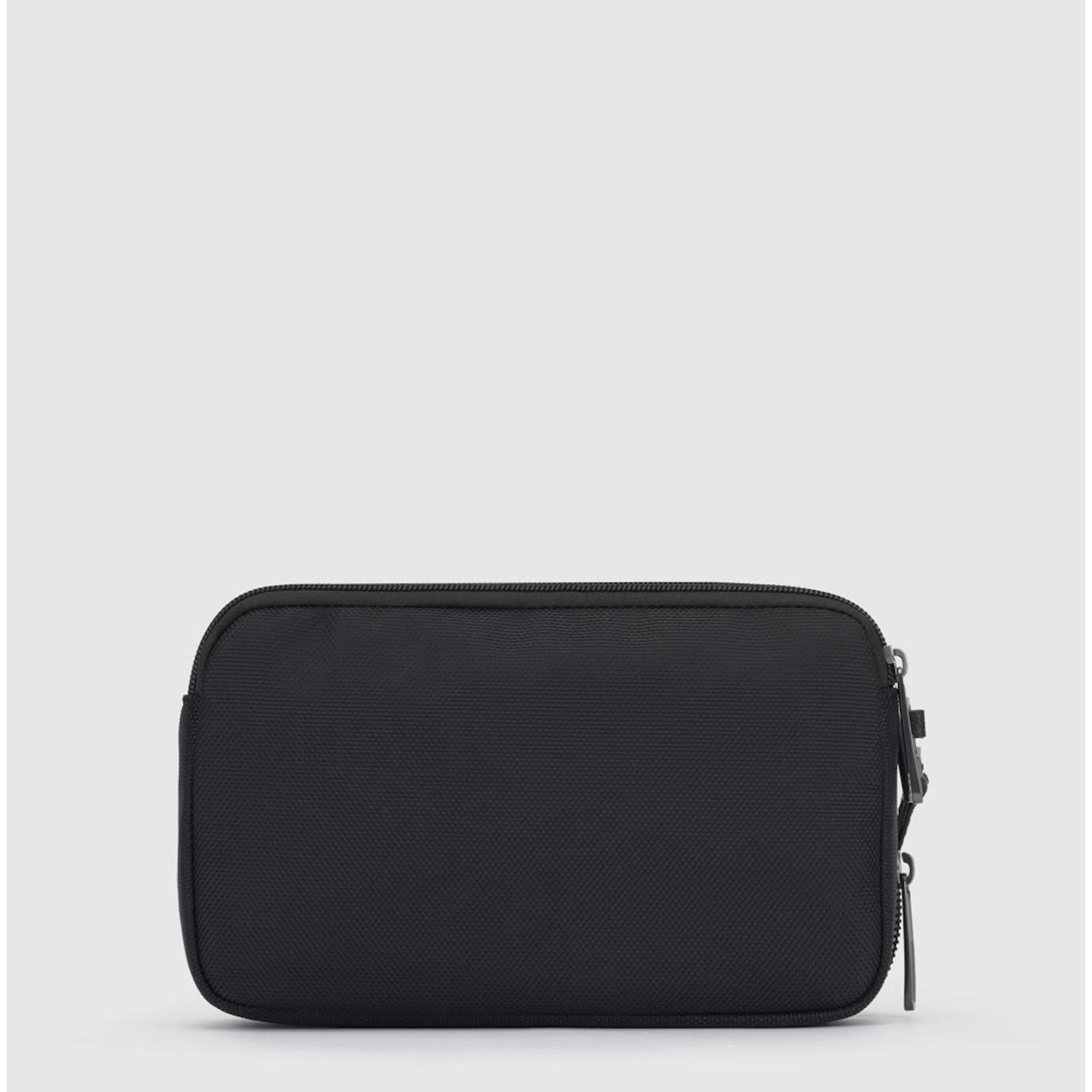 Piquadro Pochette a due scomparti in tessuto riciclato