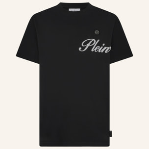PHILIPP PLEIN Camiseta de cuello redondo y manga corta SIGNATURE