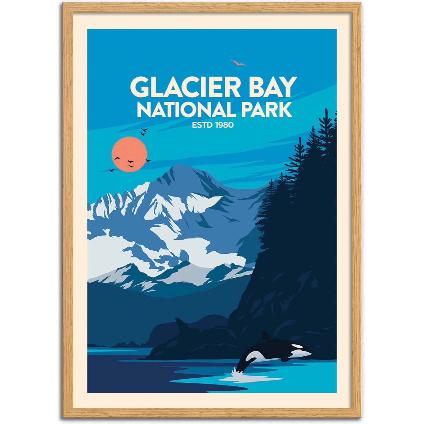 Affiche - Glacier Bay National Park - Studio Inception