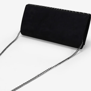 Bolso de fiesta negro con brillantes