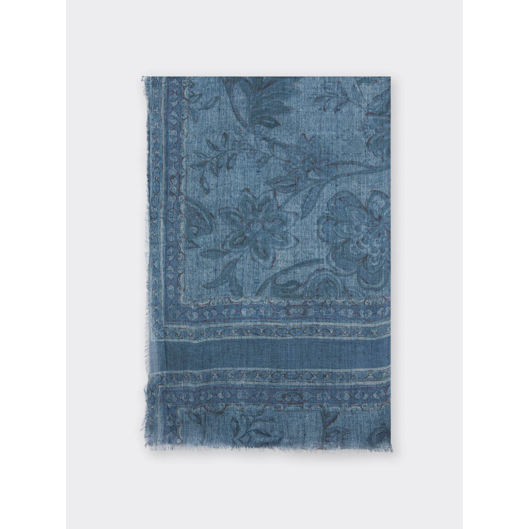 Elena Mirò - Foulard in modal stampato - Blu