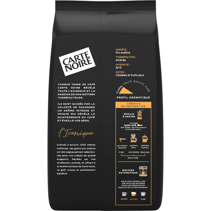 Café Grains Classique  - 100 % Arabica - Certifié Rainforest Alliance - 1 kg