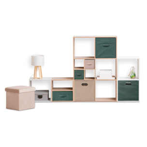 Panier velours 31x15 cm Lin Mix N' Modul