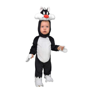 Costume Gatto Silvestro Cartoni Looney Tunes Prodotto Originale Bambino