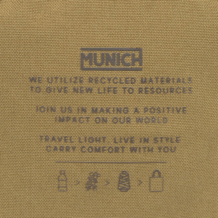Bandolera Mediana Sostenible Mostaza.TECA RECYCLED. CROSSBODY.