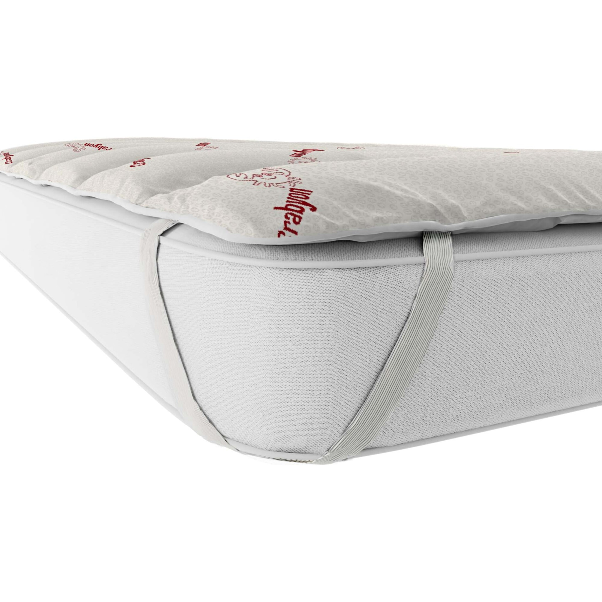 TOPPER TRAPUNTATO CRABYON CON ELASTICI - Made in Italy