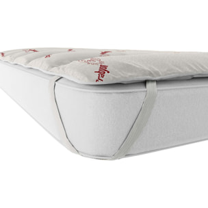 TOPPER TRAPUNTATO CRABYON CON ELASTICI - Made in Italy