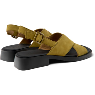 Sandalias - CAMPER Dana - Verde - Cuero Nubuck