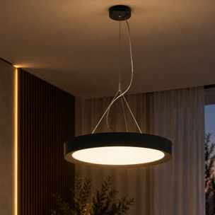 PLATE Lampada a sospensione Nero