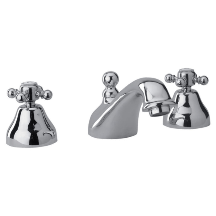 Mélangeur lavabo 3 trous PAINI Tiffany Chromé
