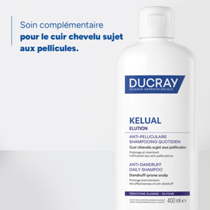 Ducray Shampooing Quotidien Antipelliculaire Kelual Elution - Shampooing Doux Equilibrant 100 ml