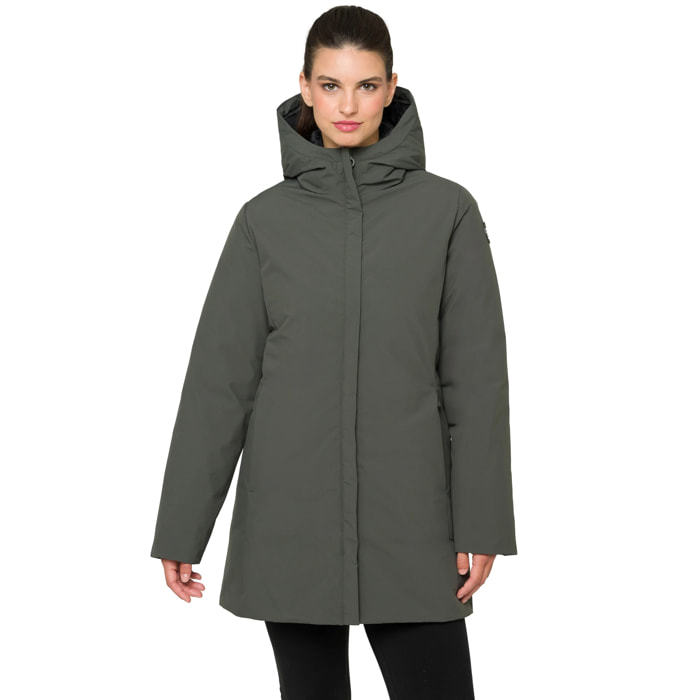 Parka NAKEELA acolchada impermeable verde