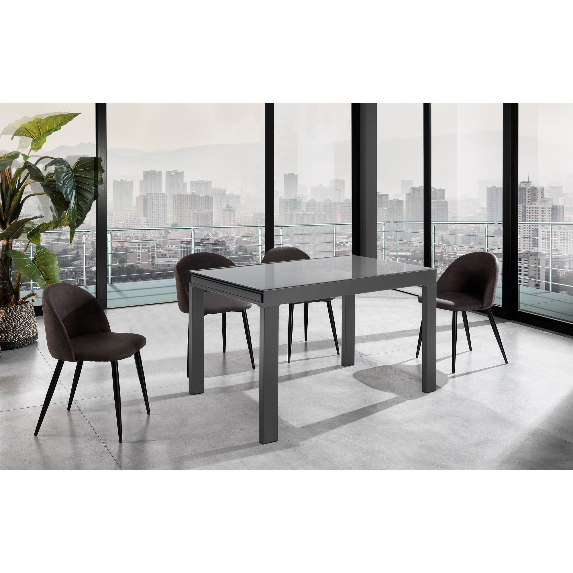 Tomasucci Table extensible QUICK GRISE