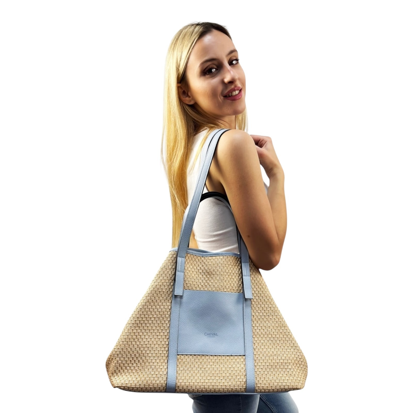 Borsa a spalla Cheval Firenze Formentera New Azzuro