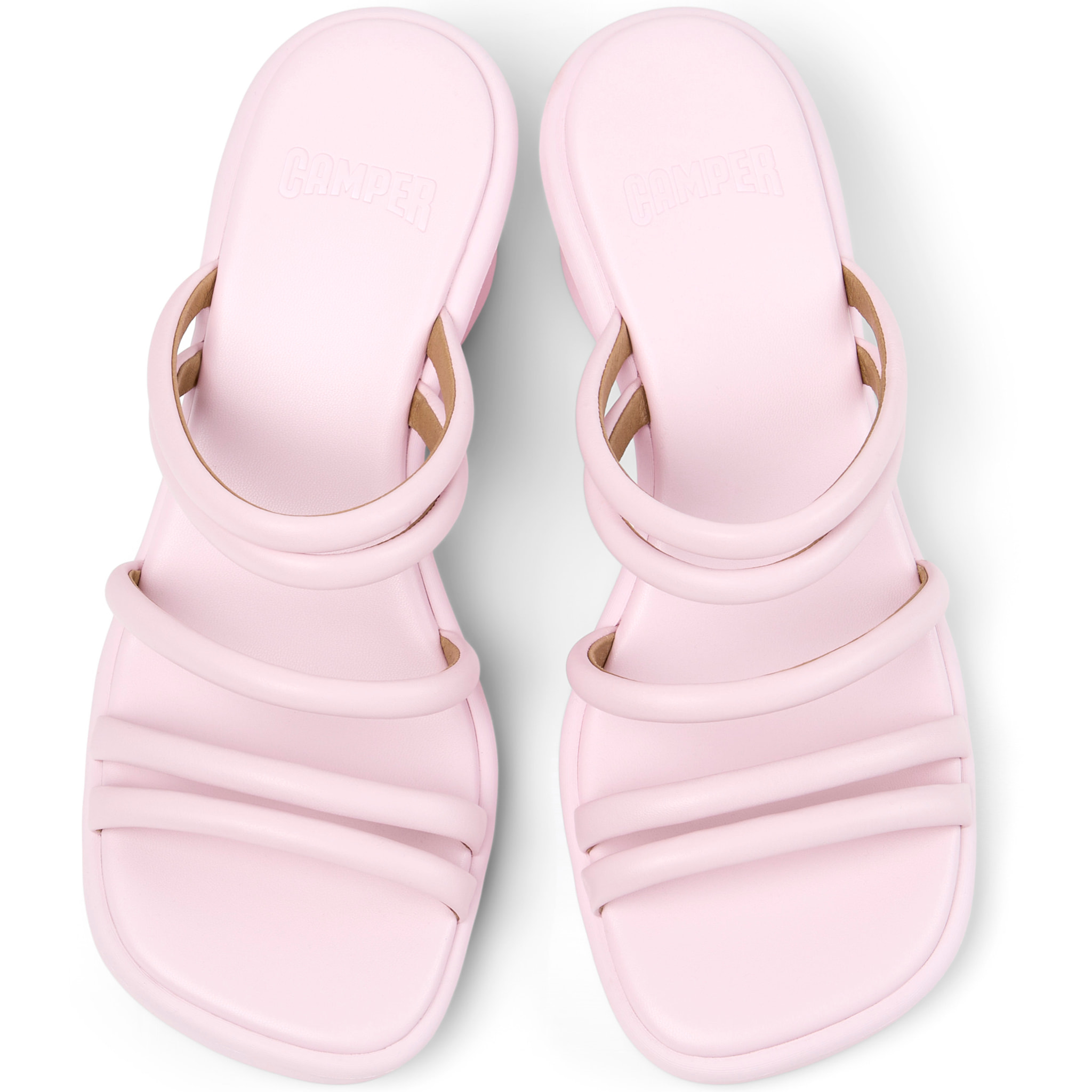 Sandalias - CAMPER Louise Sandal - Rosa - Cuero liso