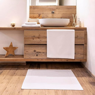 INTRECCI HOME Tappeto Bagno, in Puro Cotone 700 g, , Morbidezza Extra, Assorbenza Superiore, Elegante e Durevole