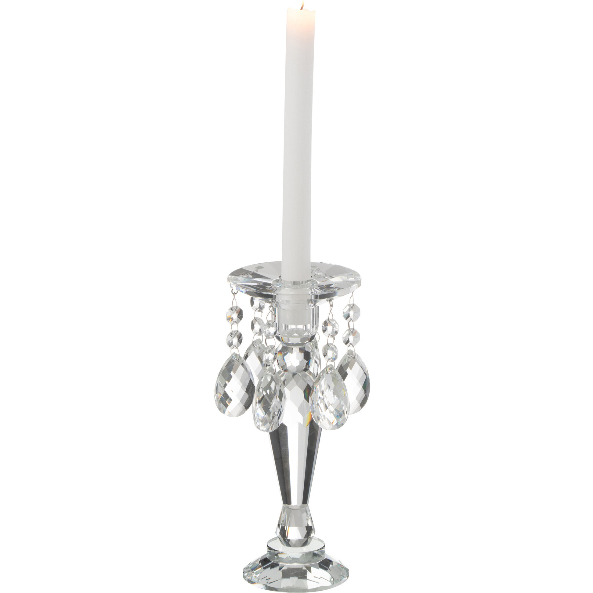 J-Line chandelier Louise - crystal - transparent - small