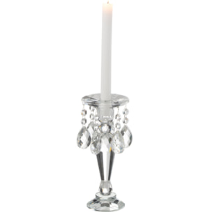 J-Line chandelier Louise - crystal - transparent - small