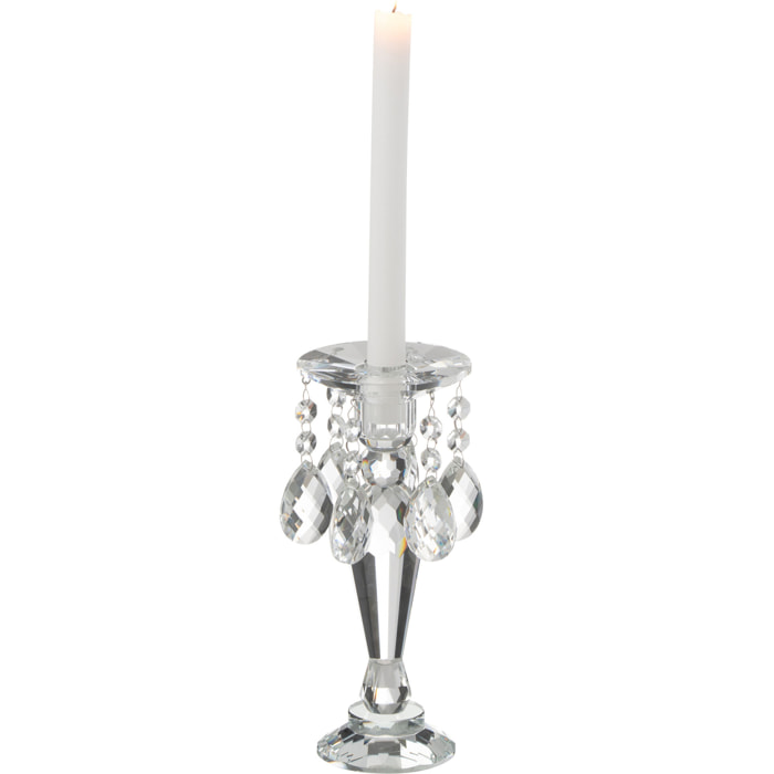 J-Line chandelier Louise - crystal - transparent - small