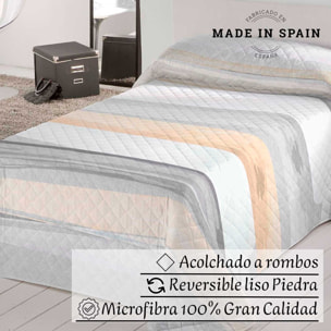 Icehome - Colcha Bouti Estampada - 100% Poliéster - Microfibra - 70 gr/m² - Nobre Tierras