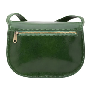 Borsa a tracolla da donna - Modello False - Vera pelle - 24.0 x 17.0 x 11.0 cm