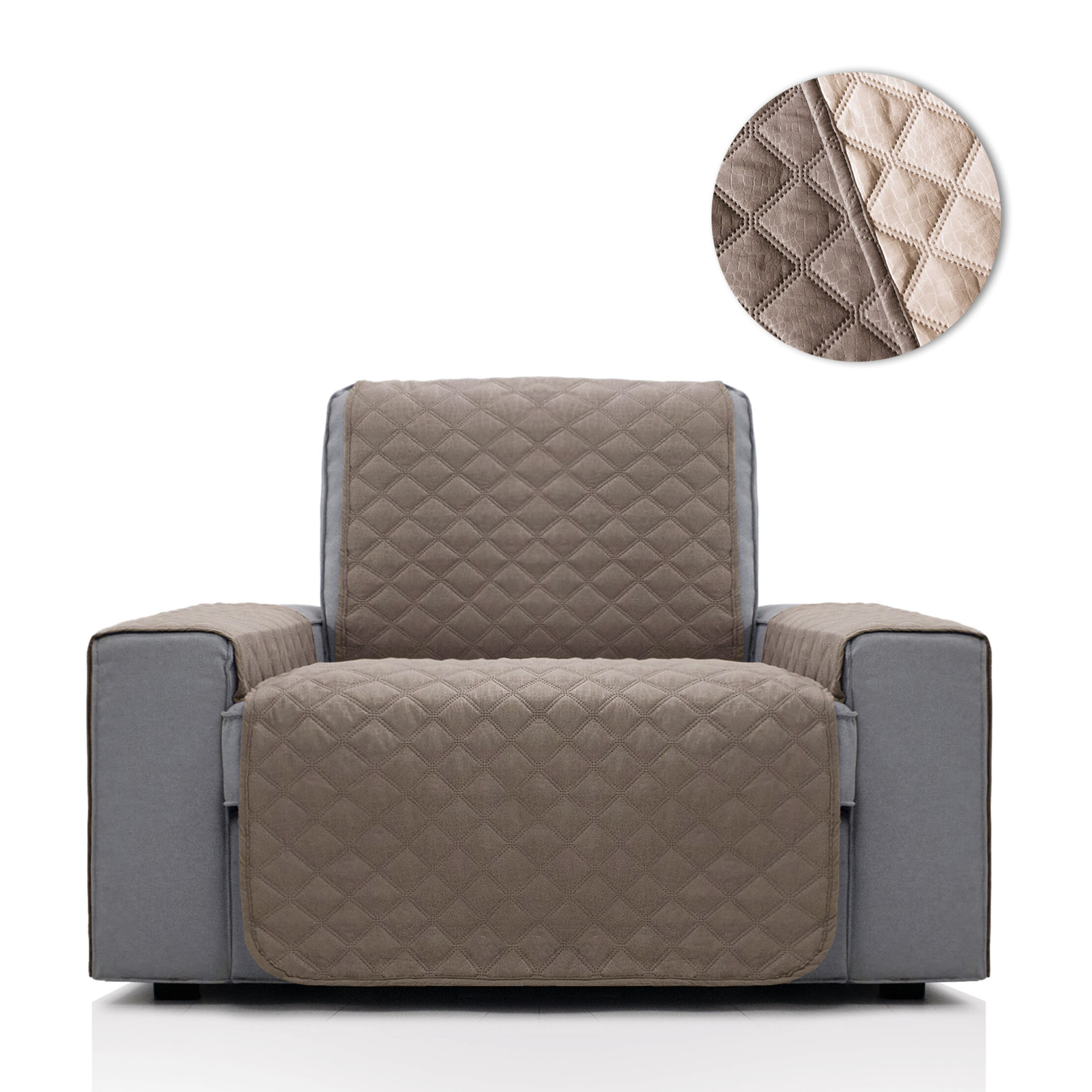 Cubre Sofá ACOLCHADO REVERSIBLE modelo JENNY