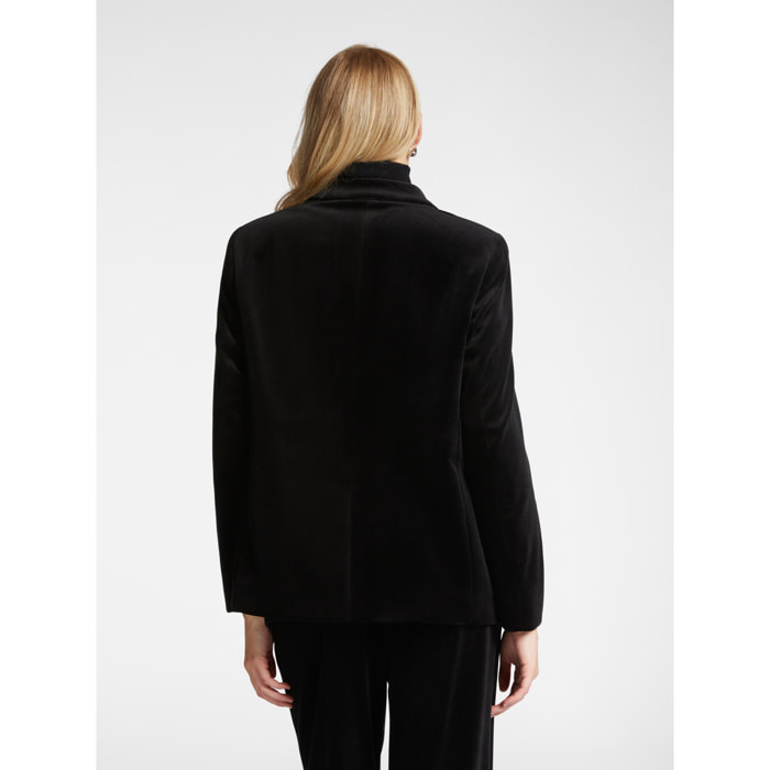 Elena Mirò - Americana de terciopelo - Negro