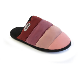 Zapatilla de estar por casa ,Zueco Colors Suela de Goma.